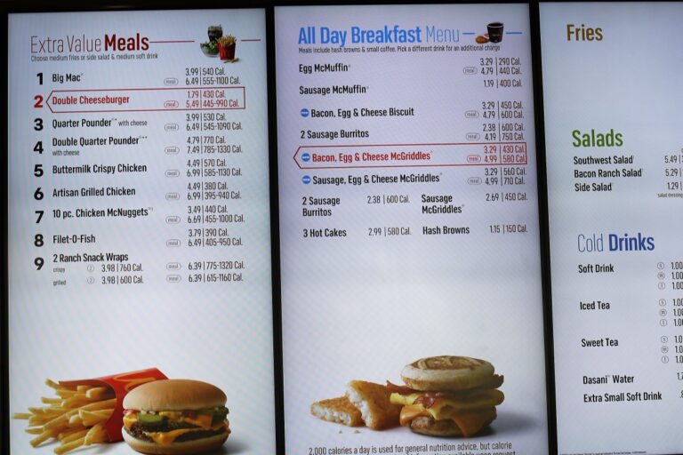 Mcdonalds New Menu With Prices