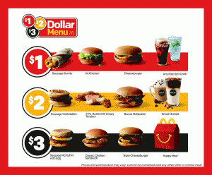 Mcdonalds New Value Menu With Prices